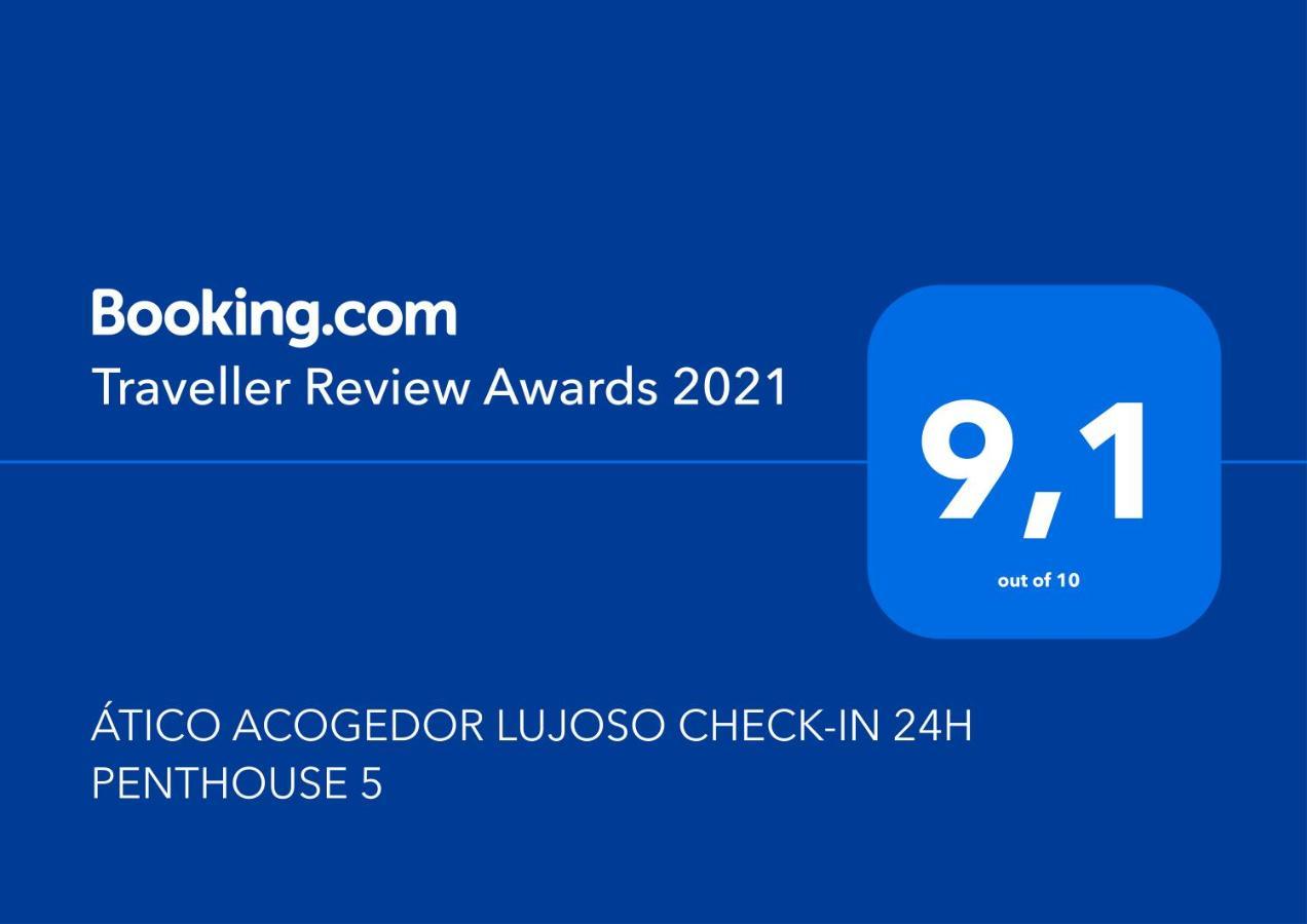 Atico Acogedor Lujoso Check-In 24H Penthouse 5 Planta 5 Lejlighed Zaragoza Eksteriør billede